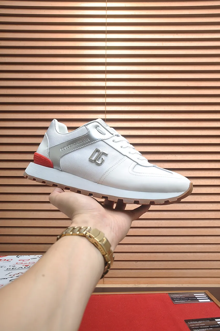 Men's shoes 💰440💶[D&G] High-end quality Product trademark: DG "Dolce & Gabbana*" low-top sneakers Product material: imported ^_^ cowhide upper, cotton silk lining, original outsole Regular size: 38-45 (customized in 45)